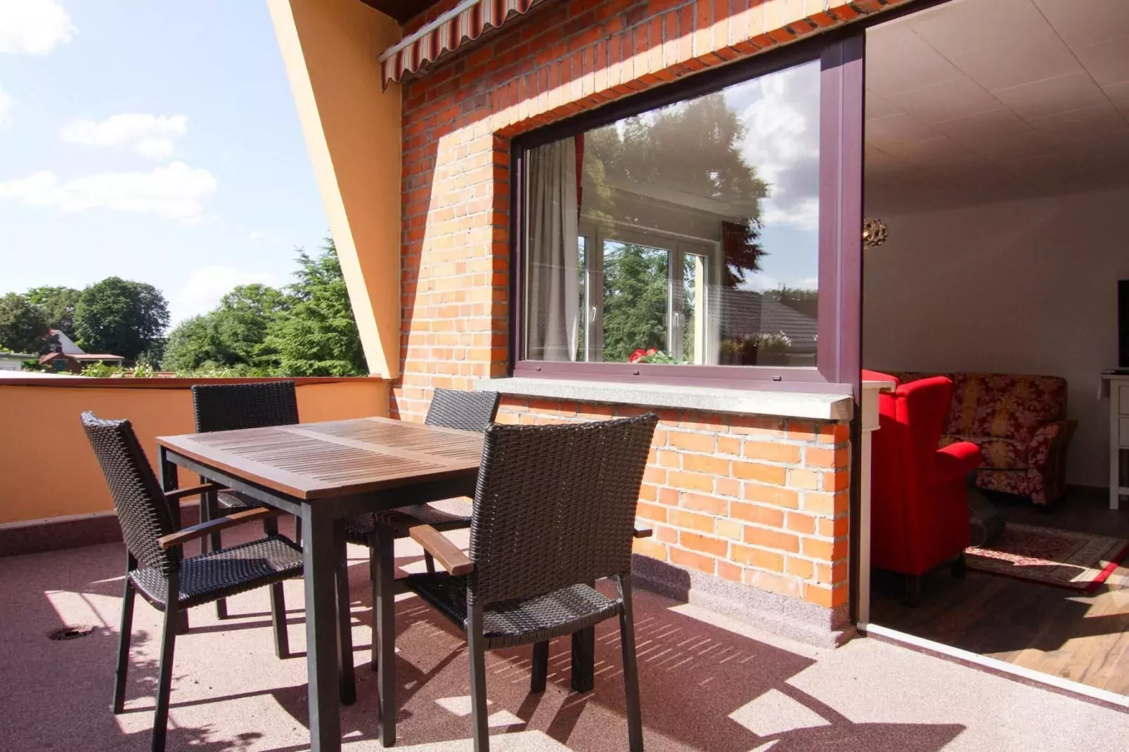 Ferienhaus Yvonne 100 qm-Terrace balcony