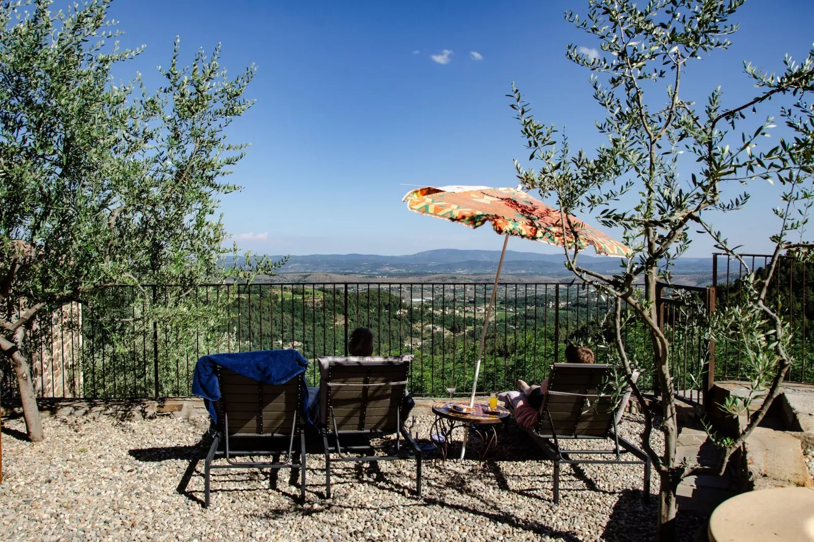 Villa Chassiers petit-View summer