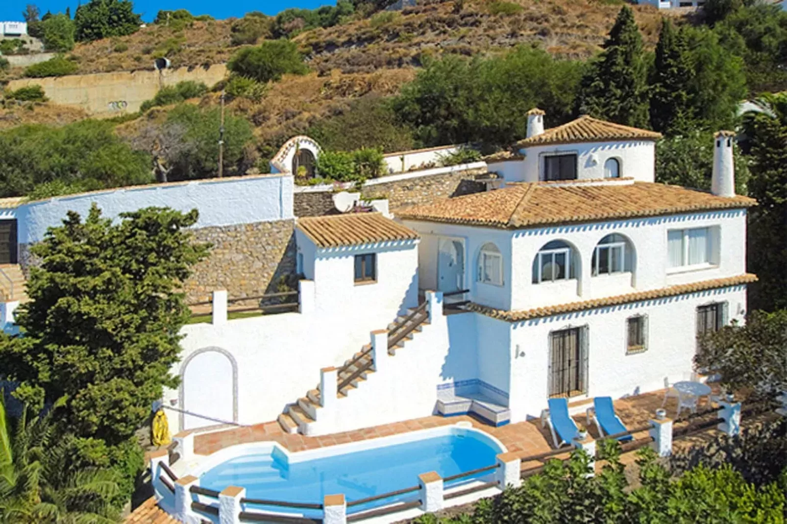 Villa Torre, Salobreña-Casa Torre-Außenbereich Sommer