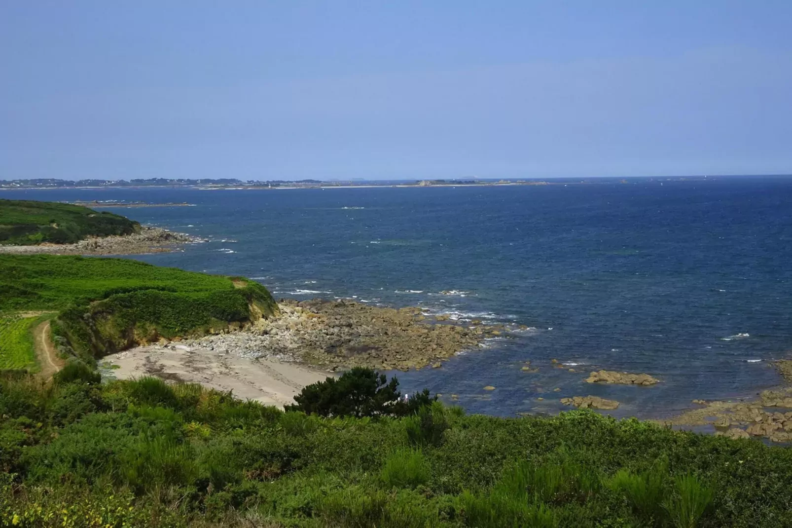 Pretty holiday home in palm garden near coast Pleubian-Areas summer 1km
