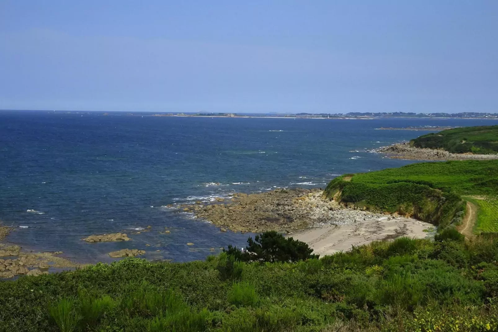 Pretty holiday home in palm garden near coast Pleubian-Areas summer 1km