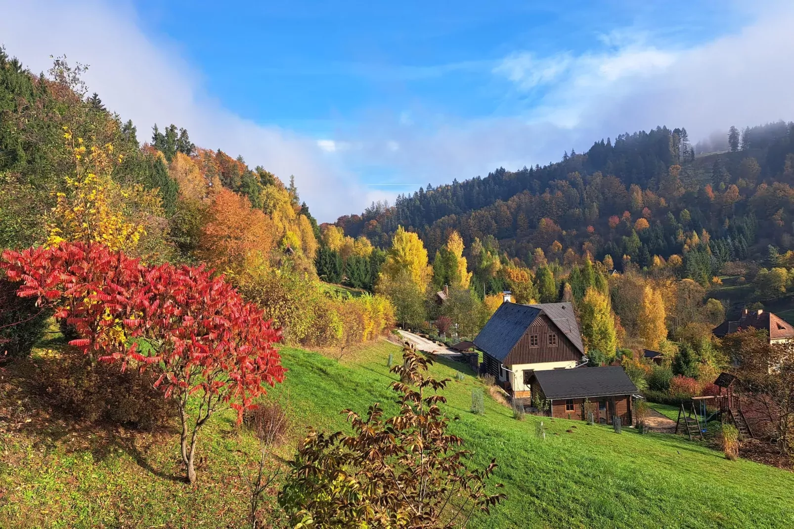 Villa Venova-Gebiete Sommer 1 km