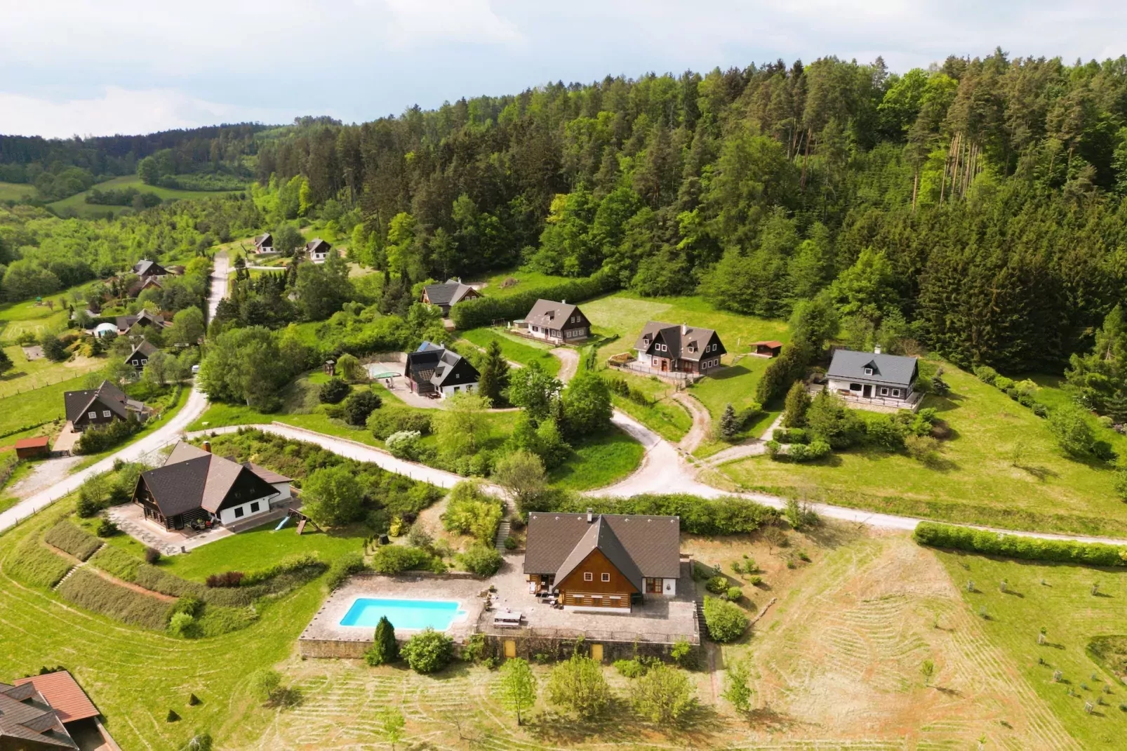 Villa Venova-Gebiete Sommer 1 km
