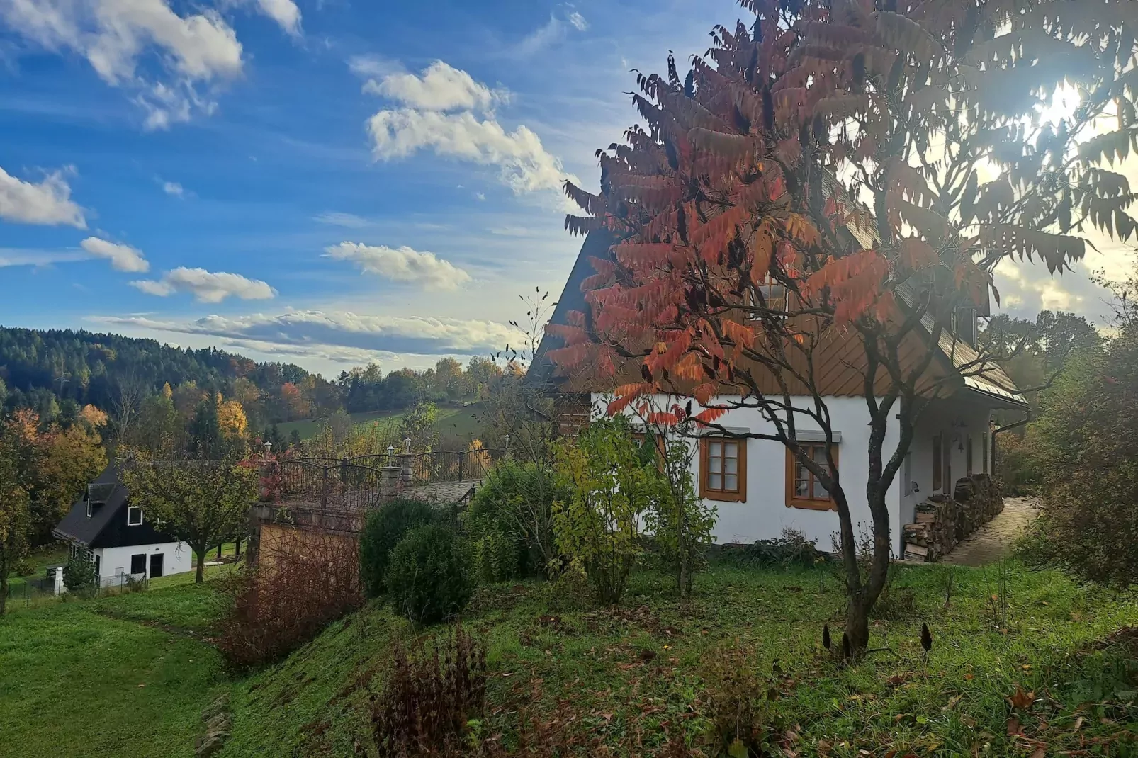 Villa Venova-Gärten Sommer