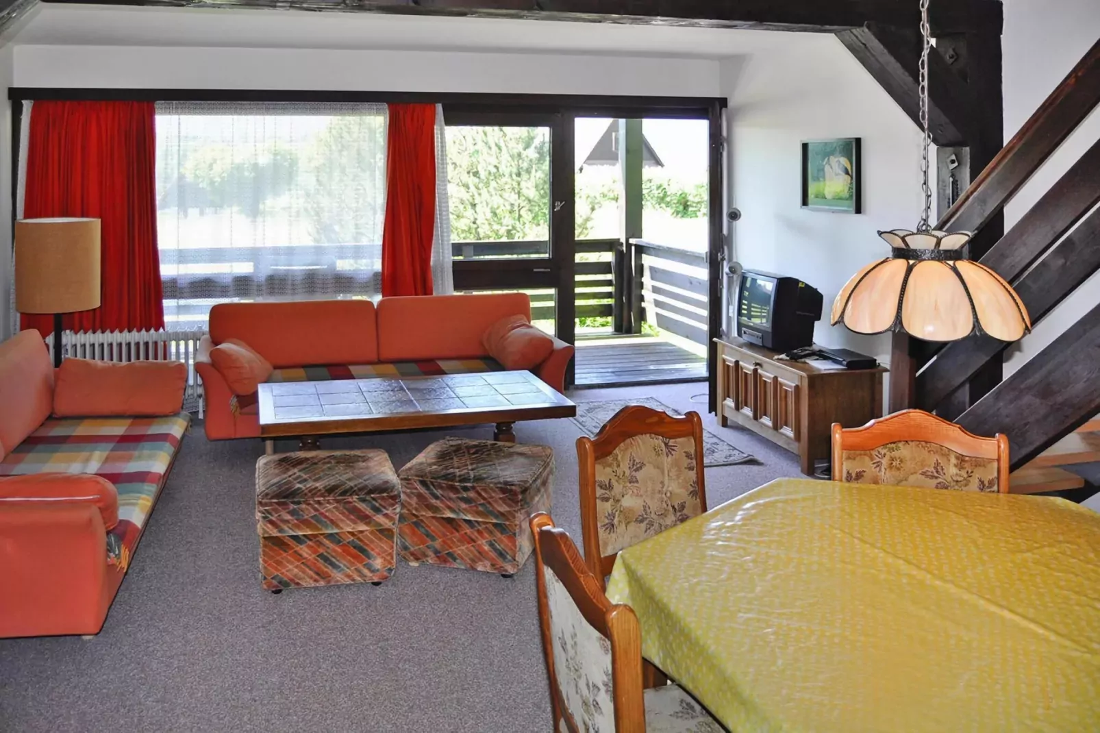 Holiday village Vorauf, Siegsdorf-Typ F, 3-Raum-App., Typ Traunstein, 81 qm-Wohnzimmer