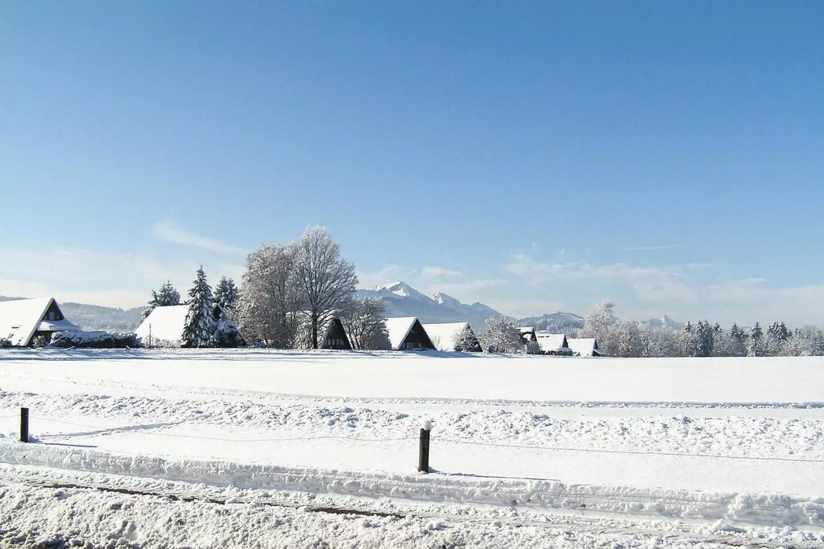 Holiday village Vorauf, Siegsdorf-Typ B, Ferienhaus Typ Oslo, 81 qm-Gebiet Winter 5 km