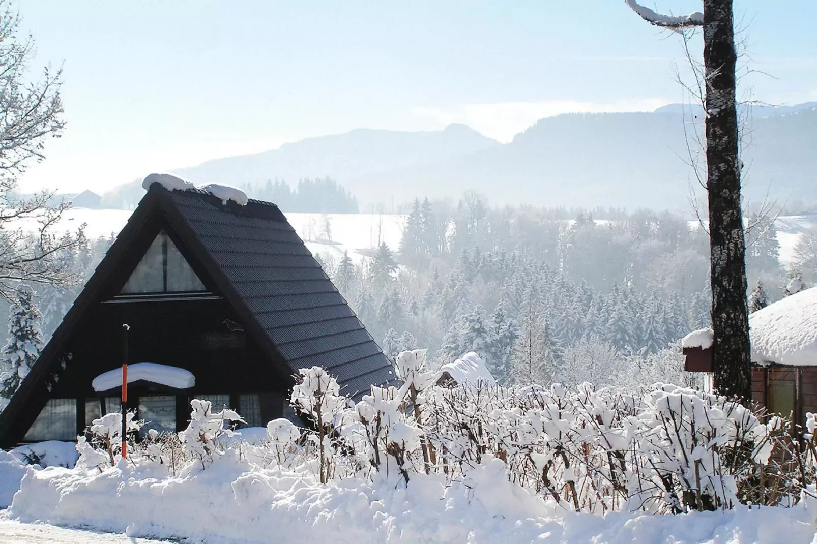 Holiday village Vorauf, Siegsdorf-Typ B, Ferienhaus Typ Oslo, 81 qm-Gebiet Winter 5 km