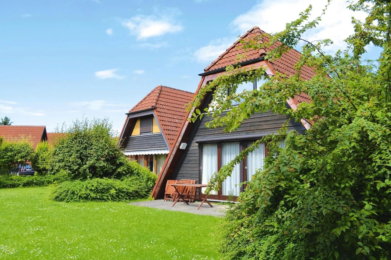 Nurdachhaus / Typ N 8 70 qm-Exterior summer