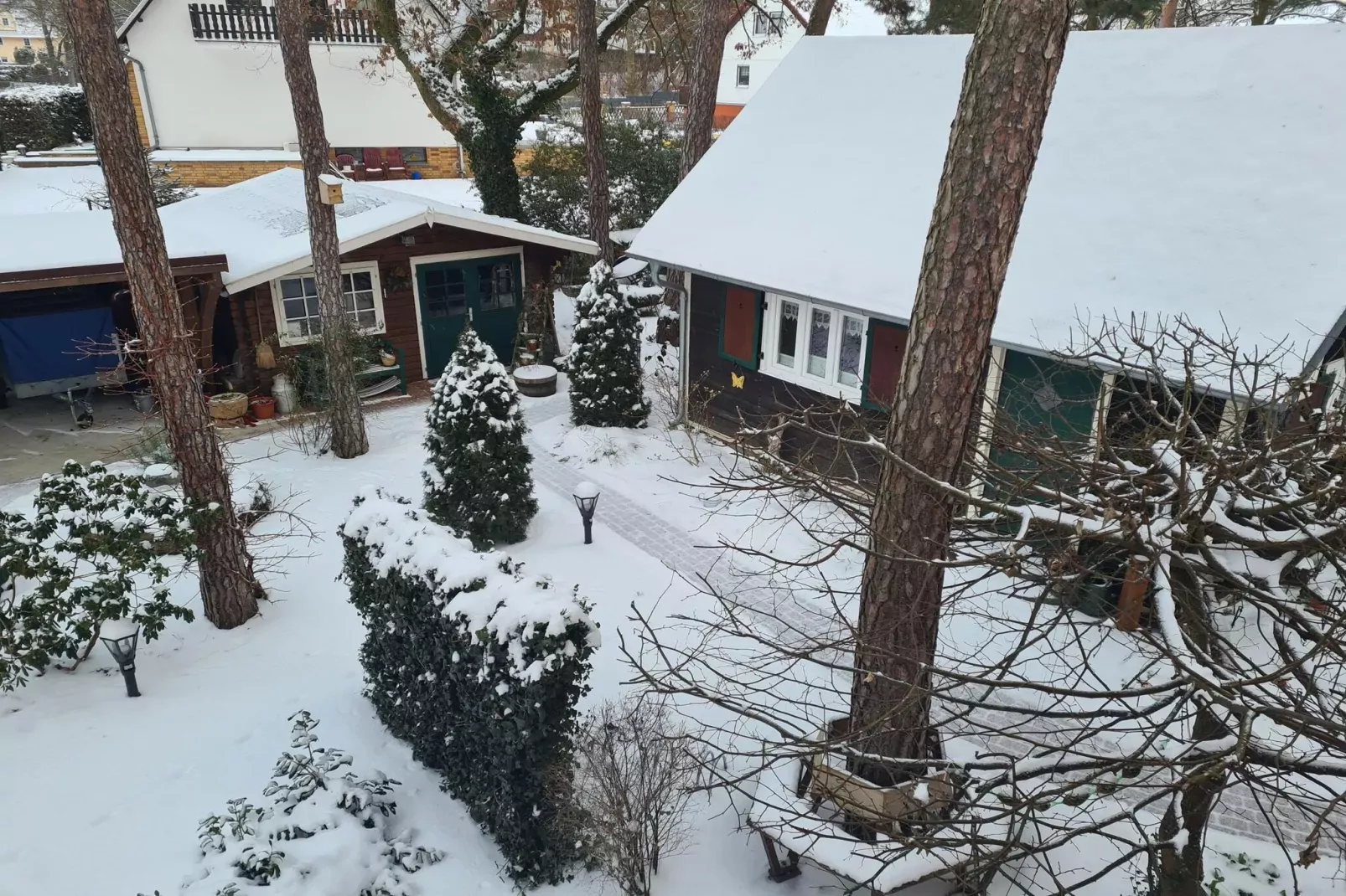 Ferienhaus 50 qm-Garden winter