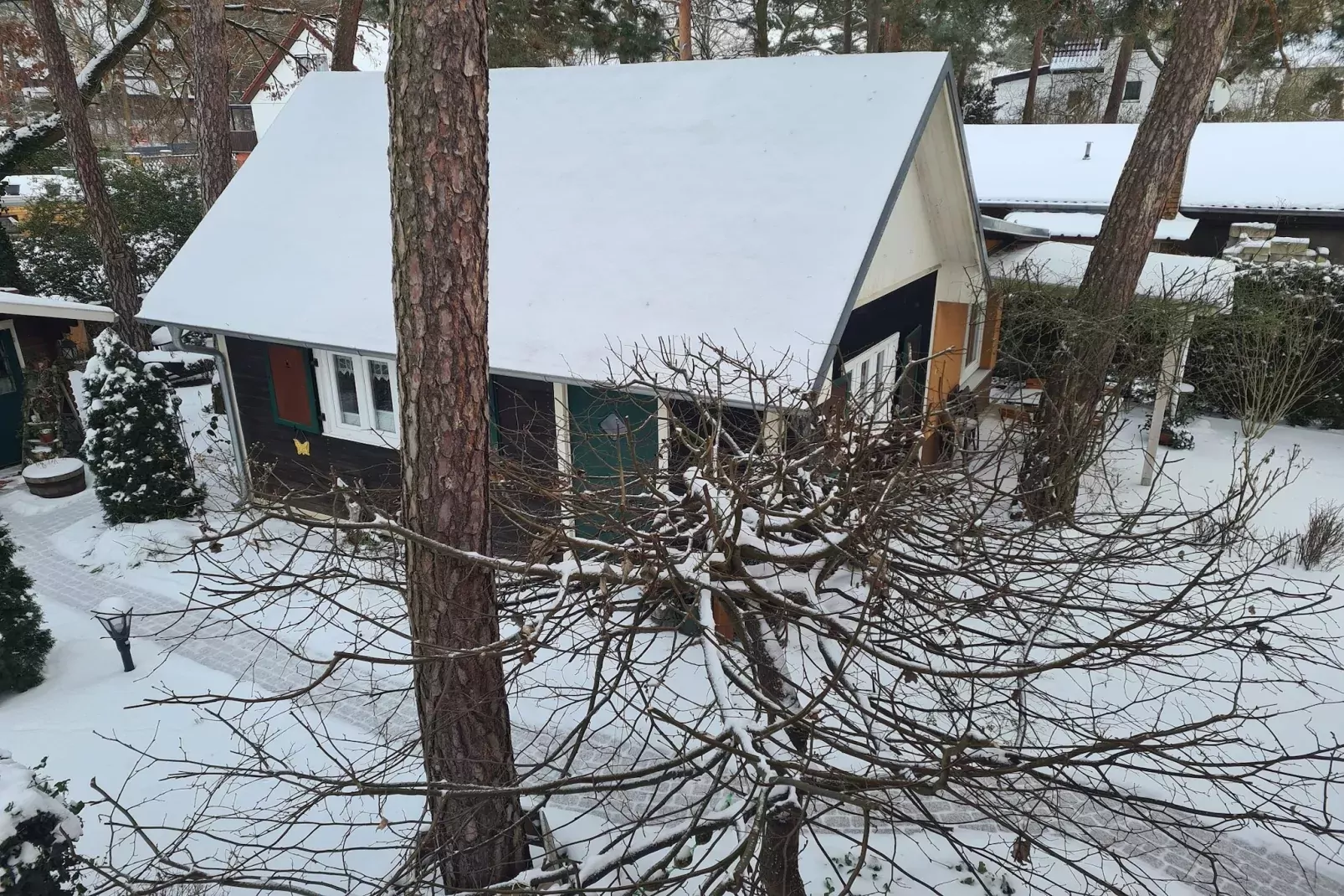 Ferienhaus 50 qm-Garden winter