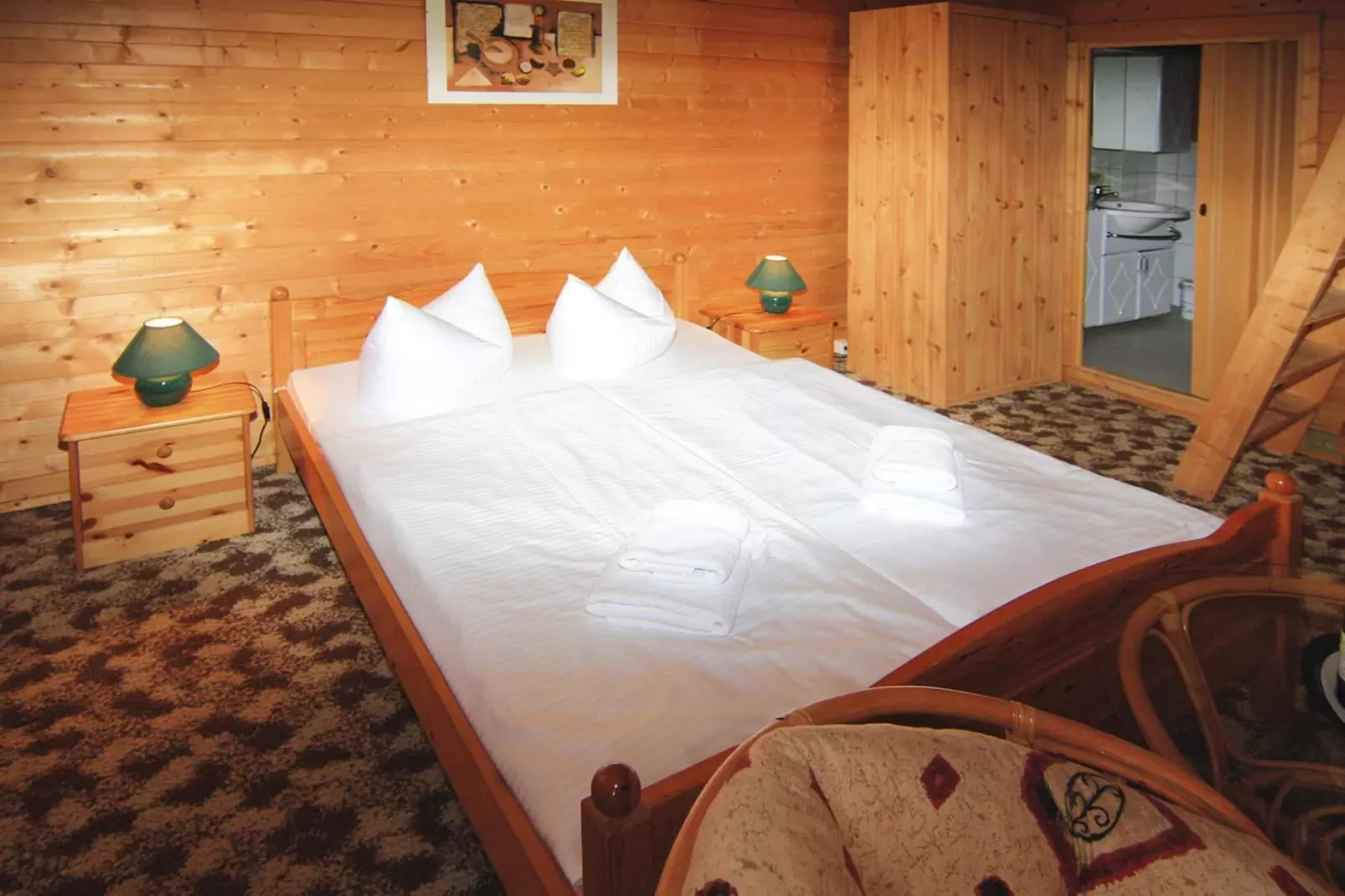 Blockhaus 30 m²-Bedroom