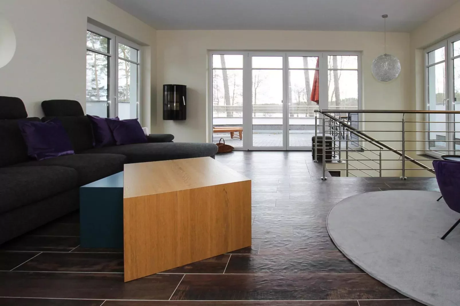 Villa Seeblick 146 qm-Salon