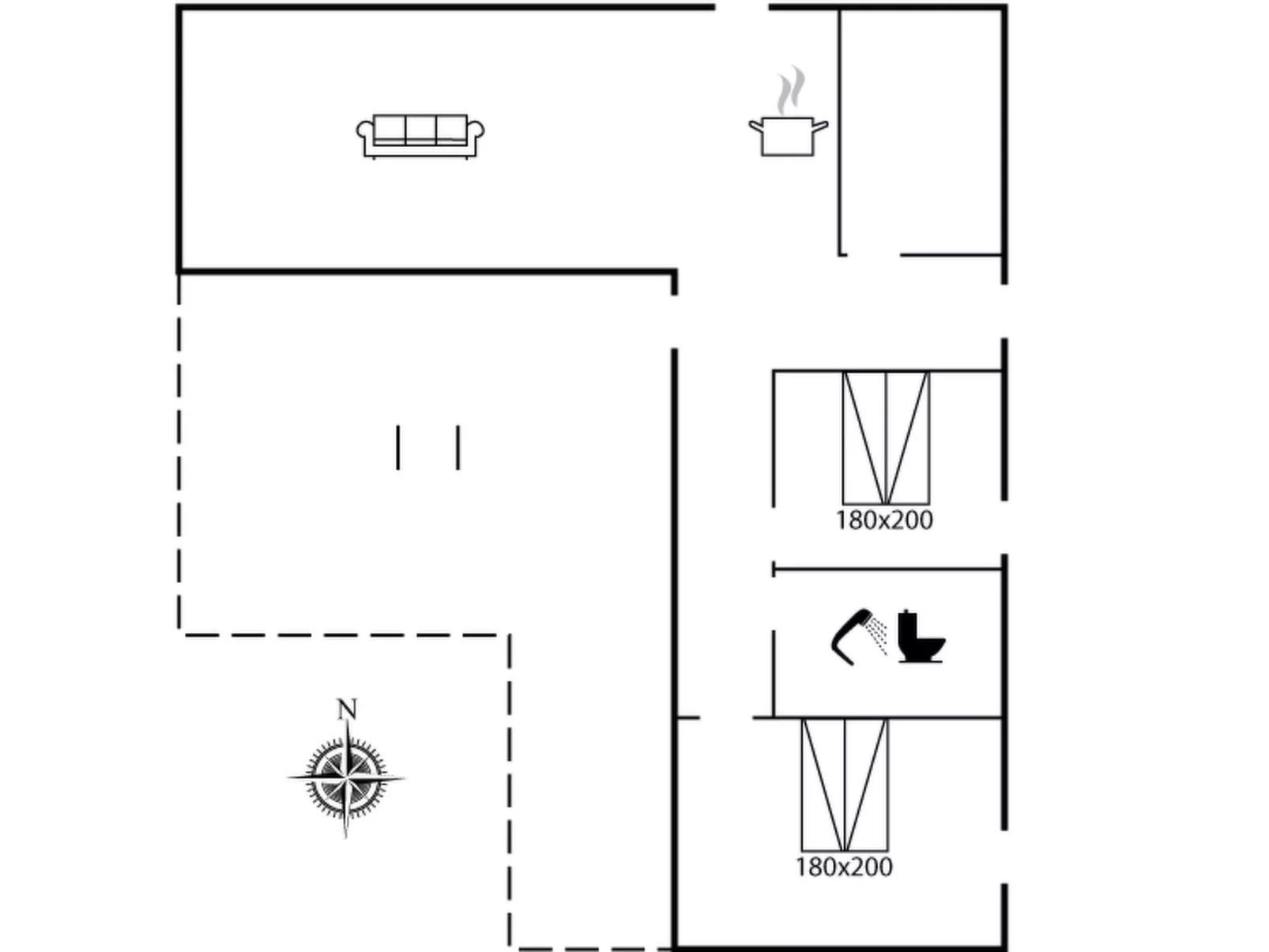 "Ingvild" - 150m from the sea-Inside