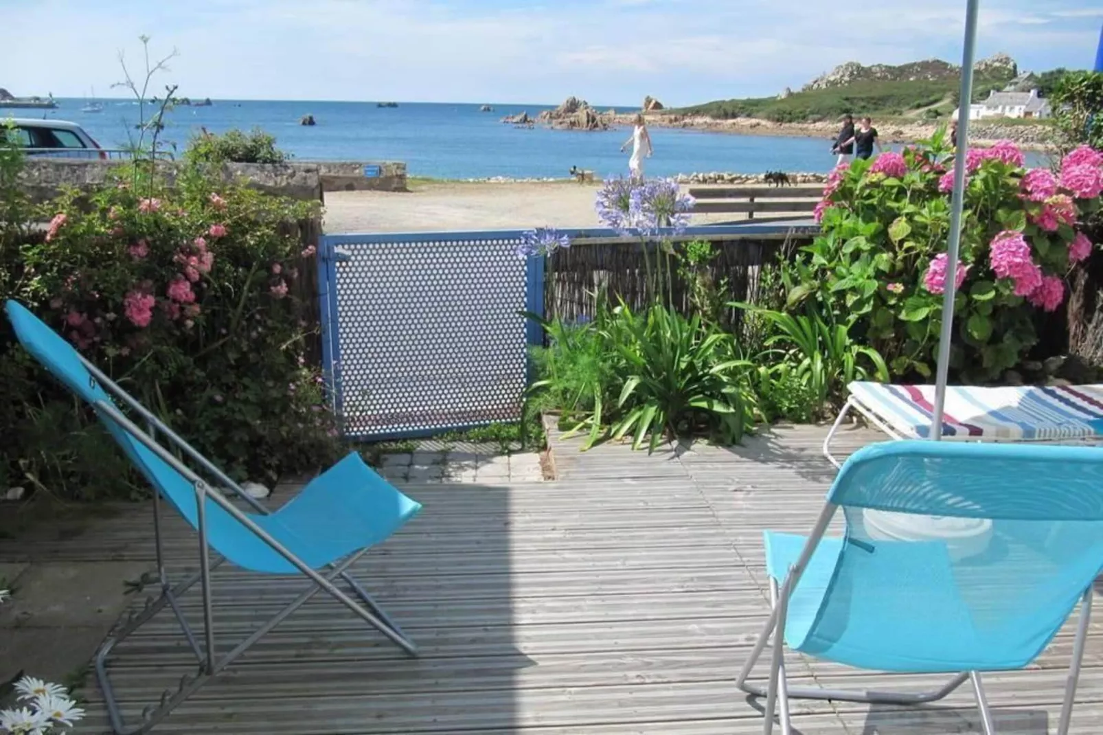 Apartment in top location with fantastic sea view Primel Plougasnou-Terrace balcony