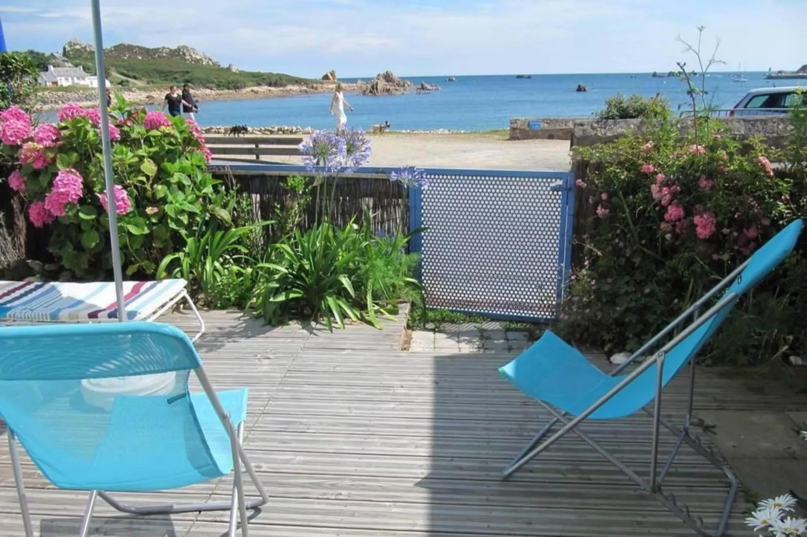 Apartment in top location with fantastic sea view Primel Plougasnou-Terrace balcony