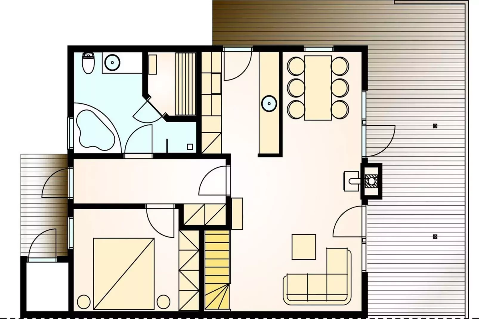 Ferienhaus Fünen im Schlosspark-Floor plan