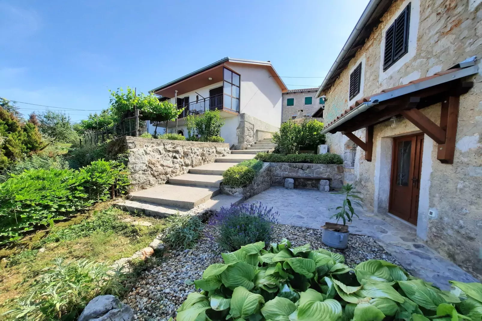 Holiday home Milica - Lovran Dobrec - ca 80 qm für 4 Pers-Außenbereich Sommer