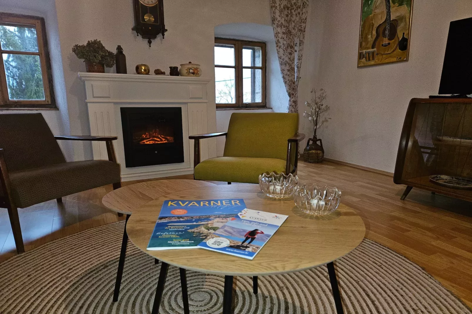 Holiday home Milica - Lovran Dobrec - ca 80 qm für 4 Pers-Wohnzimmer