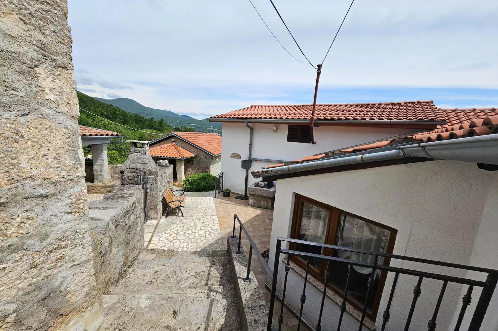 Holiday home Milica - Lovran Dobrec - ca 80 qm für 4 Pers-Außenbereich