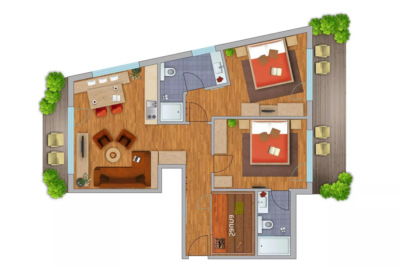 Residenz Fliana-Floor plan