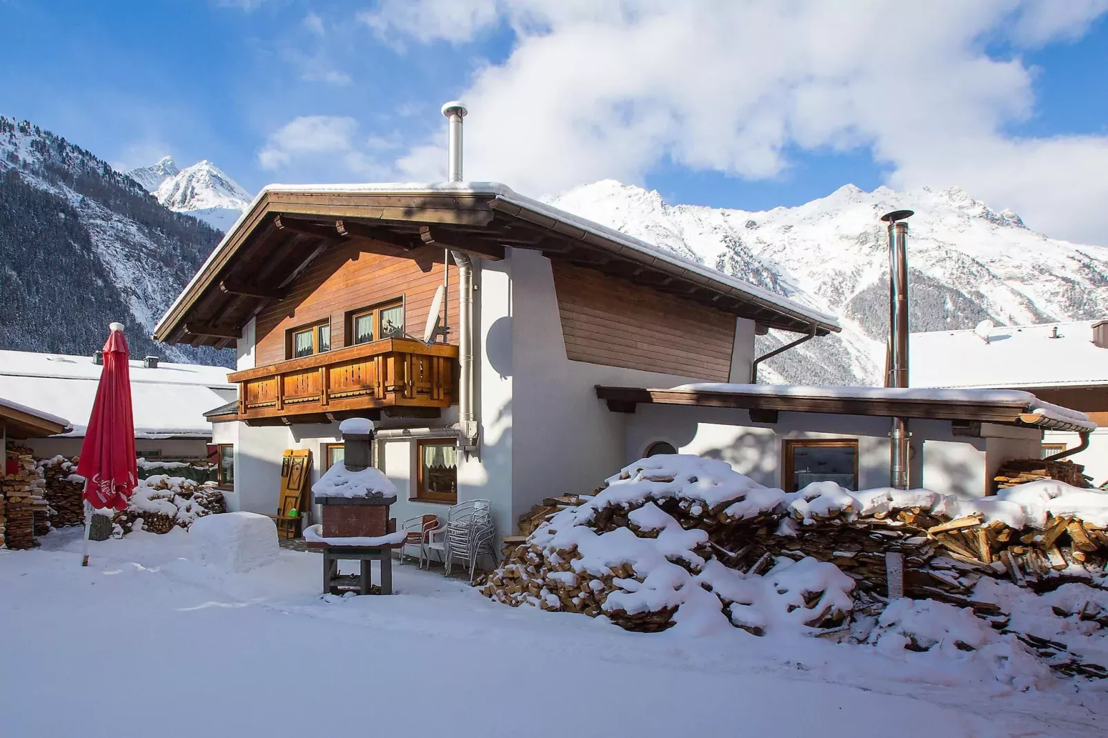Ferienhaus Joachim - 10 Personen-Exterior winter