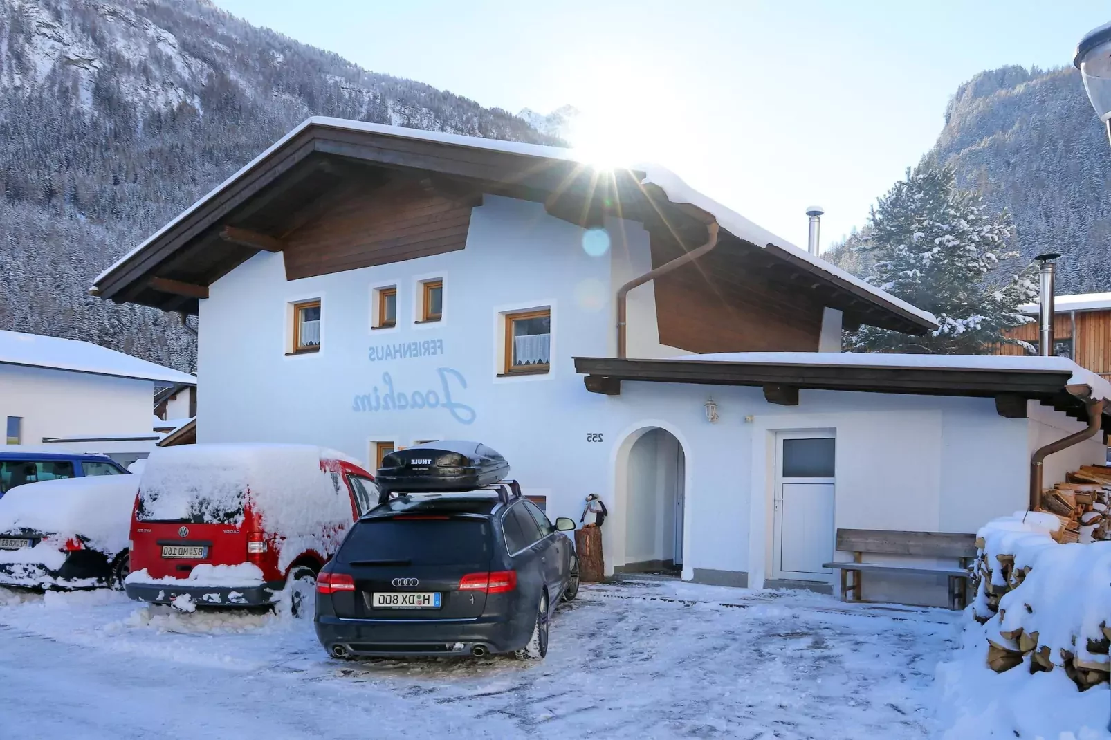 Ferienhaus Joachim - 10 Personen-Exterior winter