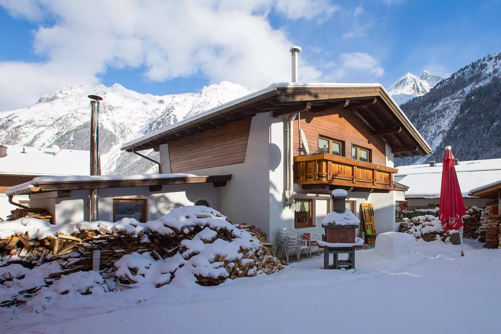 Ferienhaus Joachim - 10 Personen-Exterior winter