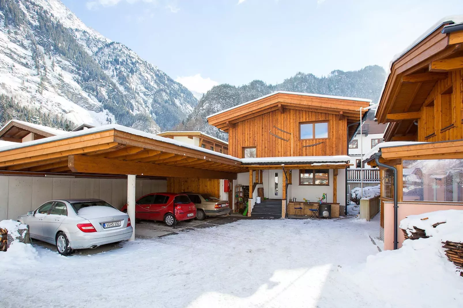 Ferienhaus Joachim - 20 Personen-Exterior winter