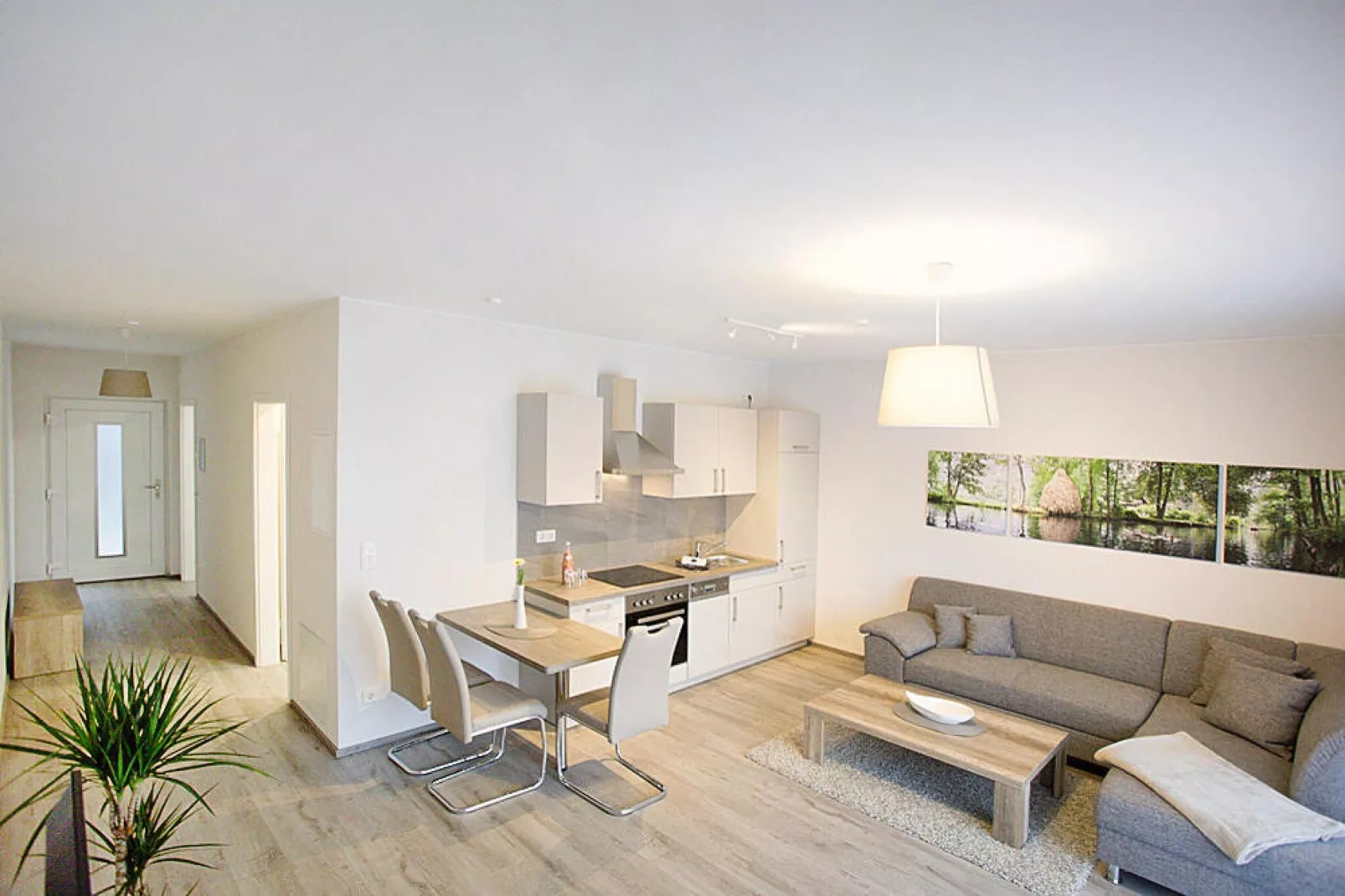 Apartment 75 qm mit Spreeblick-Living room