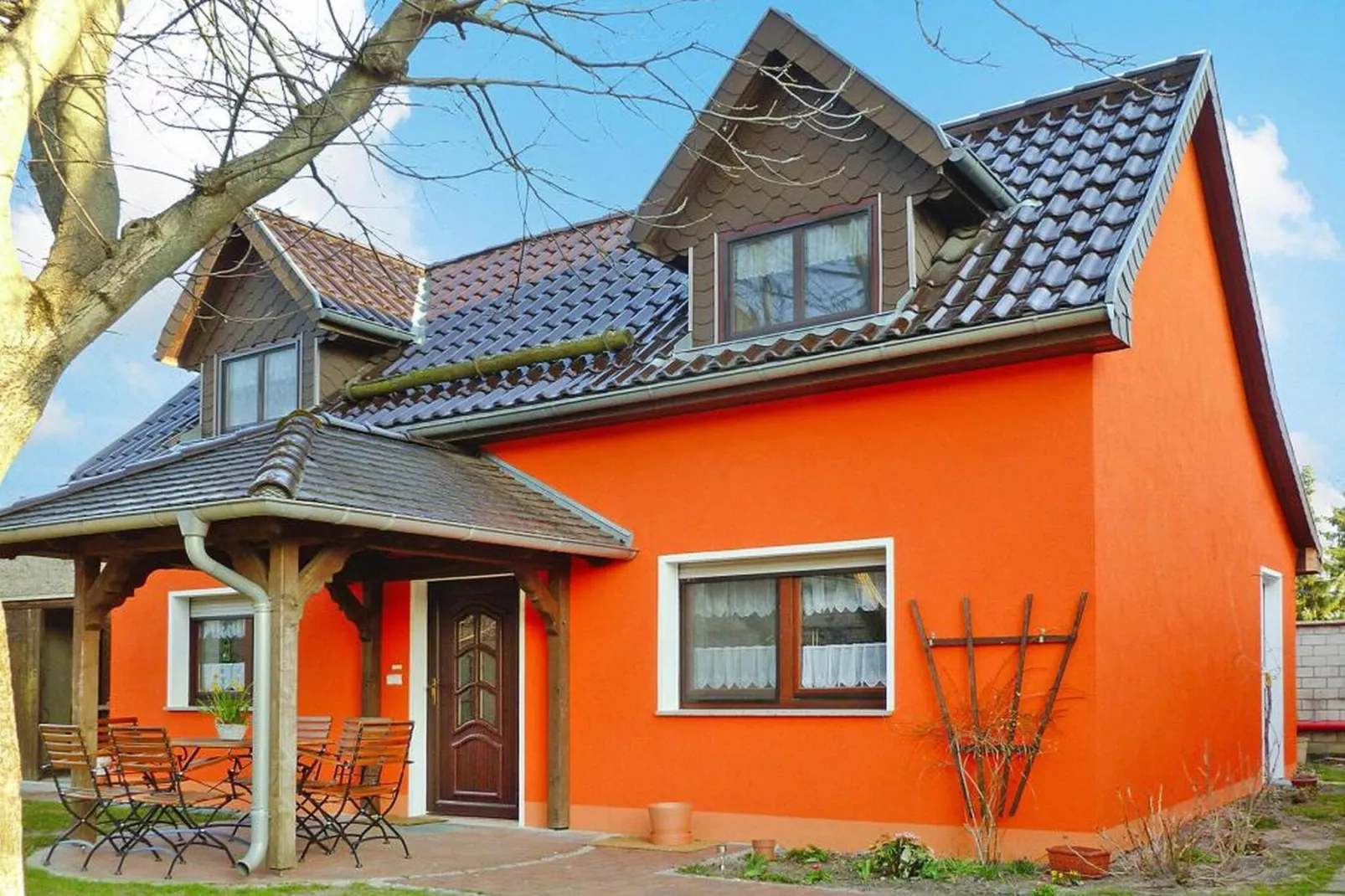 Ferienhaus Zum Storchennest-Exterior summer