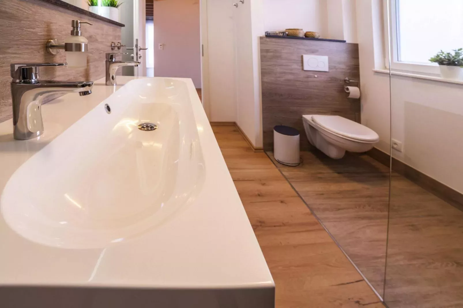 Bungalow am Partwitzer See-Bathroom