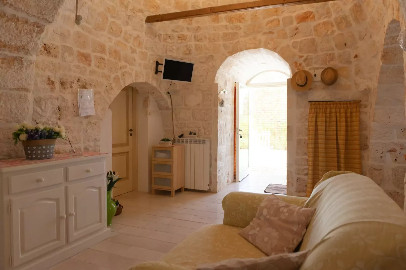 Trullo Filippo Ostuni-Wohnzimmer