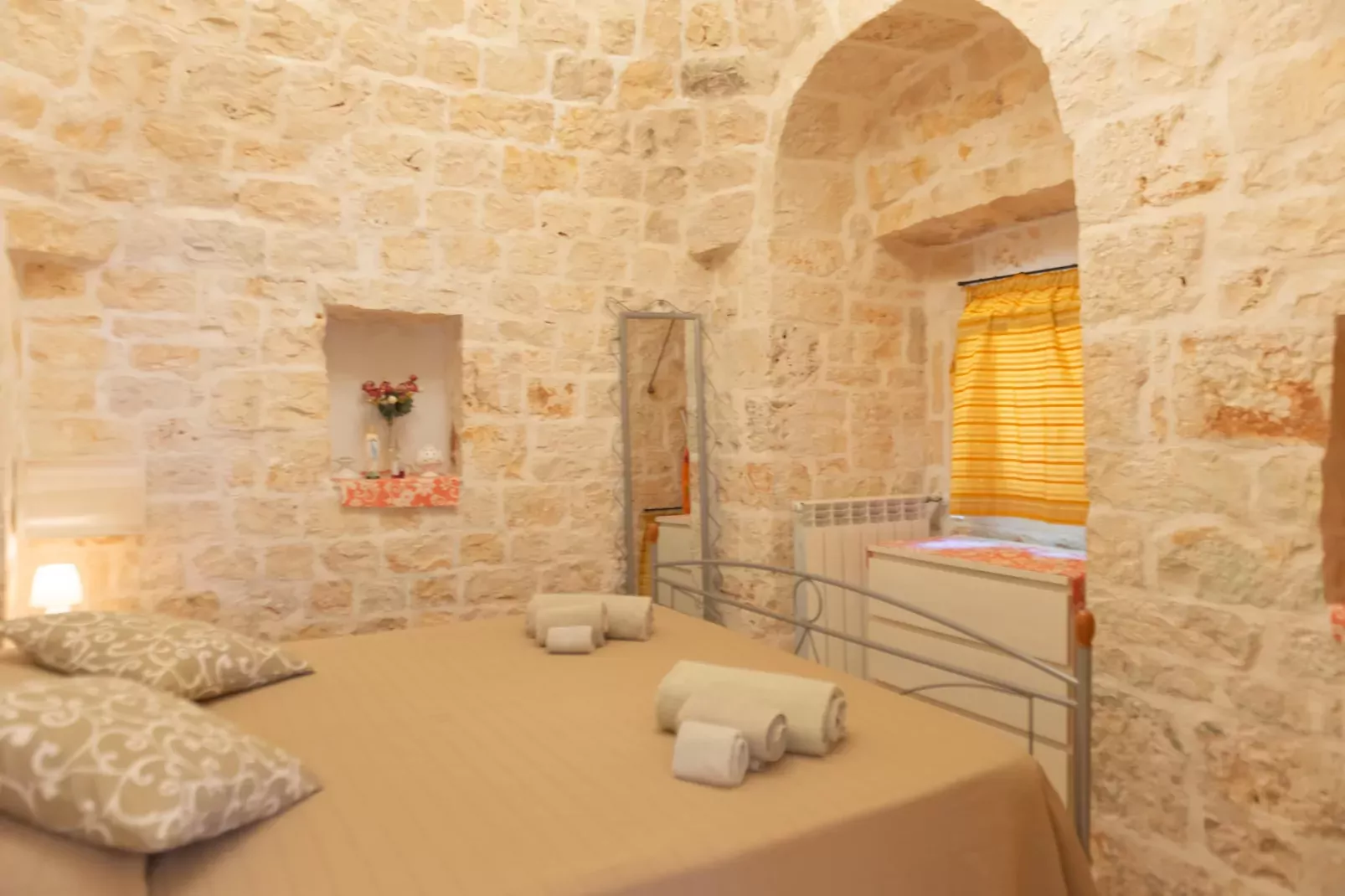 Trullo Filippo Ostuni-Schlafzimmer