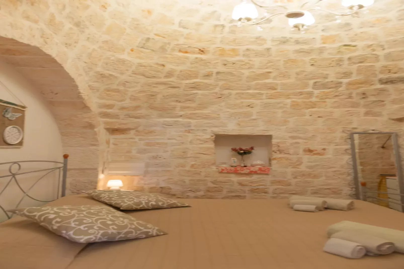 Trullo Filippo Ostuni-Schlafzimmer
