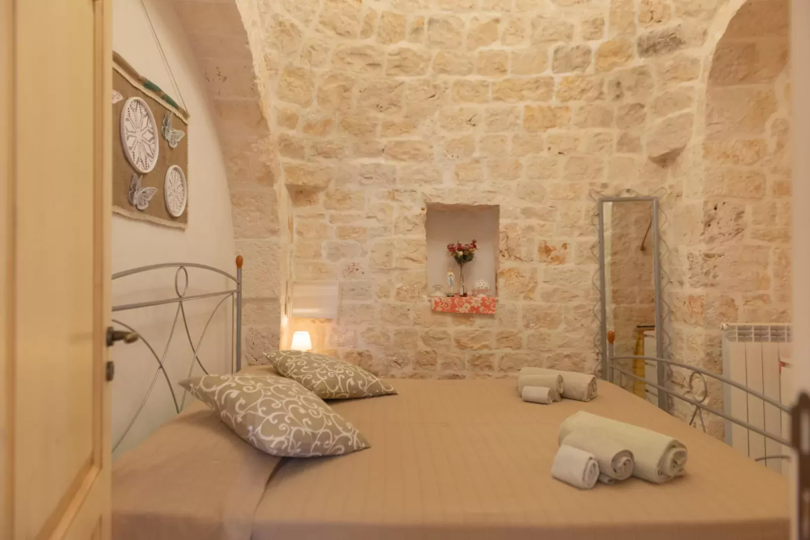 Trullo Filippo Ostuni-Schlafzimmer