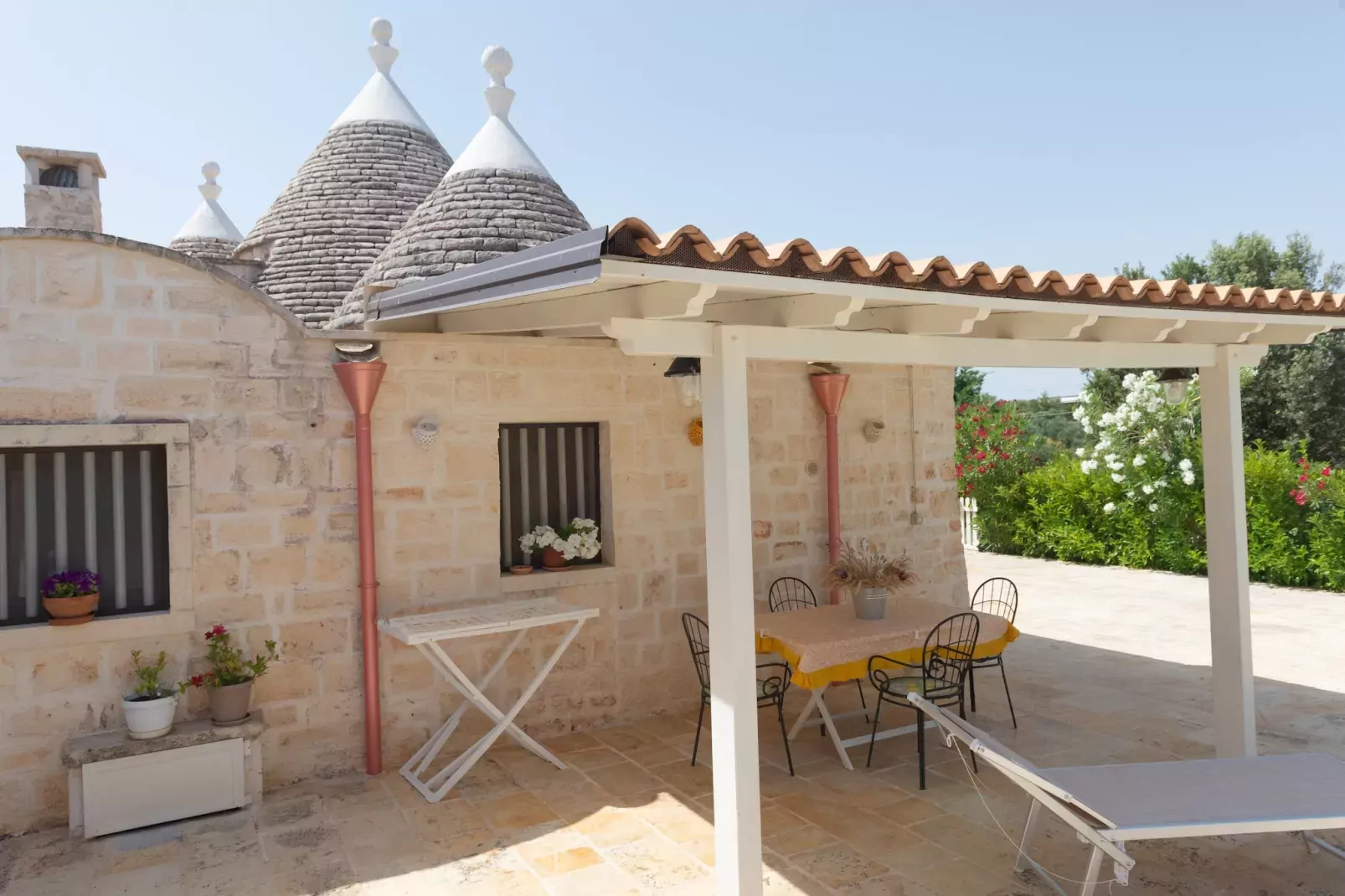 Trullo Filippo Ostuni-Terrassenbalkon