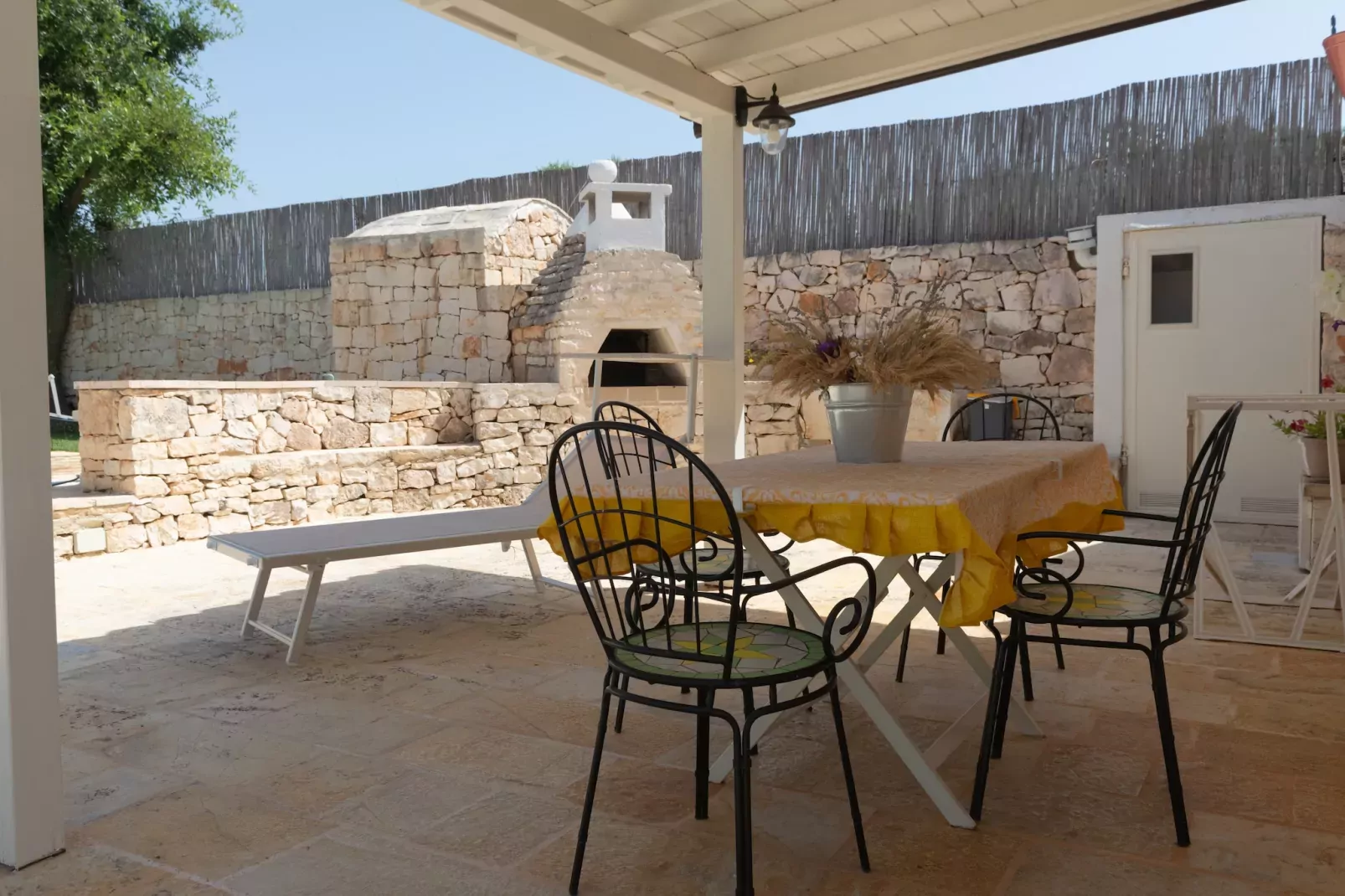 Trullo Filippo Ostuni-Terrassenbalkon