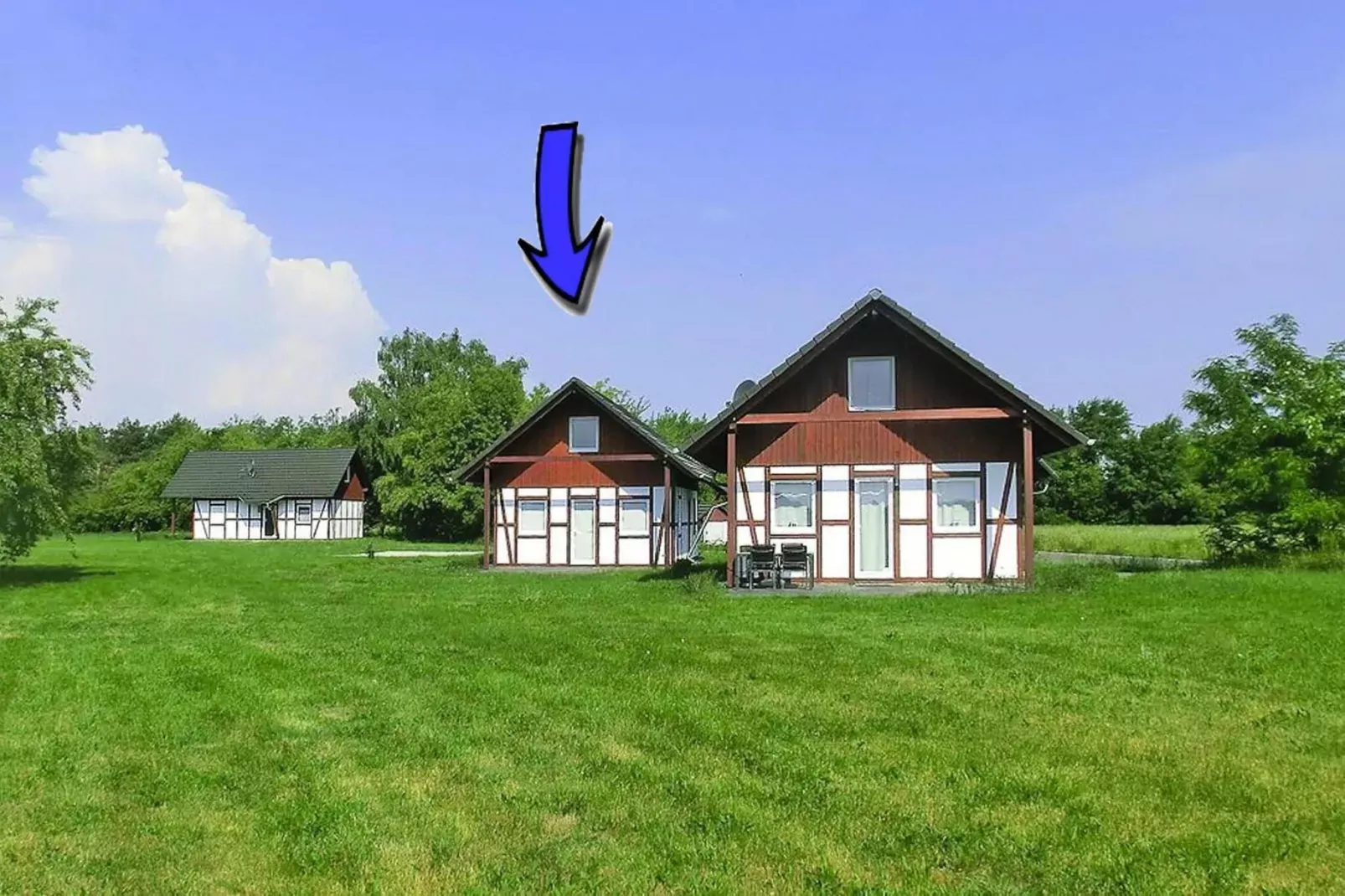 Bungalow am Partwitzer See-Exterior in summer
