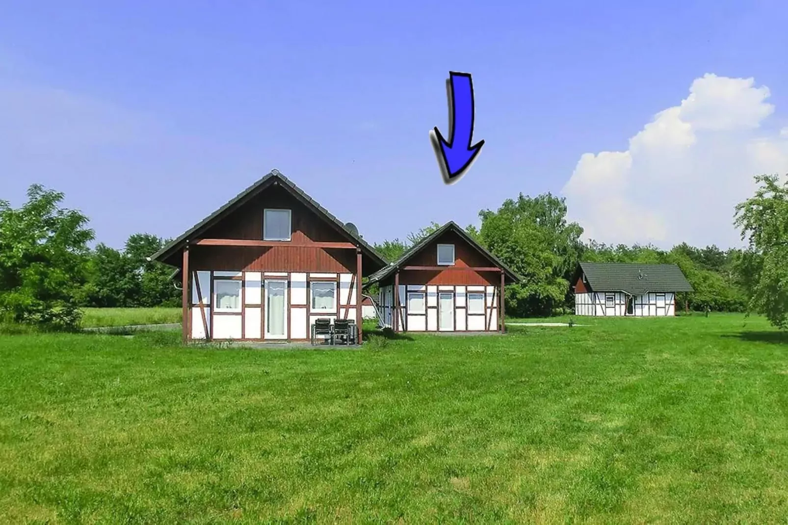 Bungalow am Partwitzer See-Exterior in summer