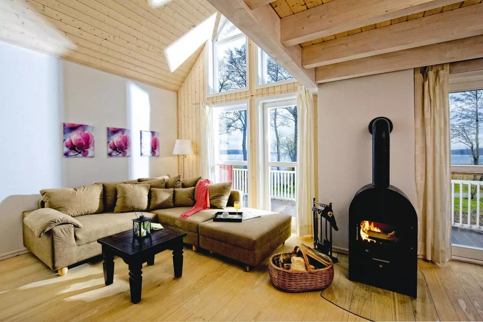 Ferienwohnung Bornholm im Schlosspark-Wohnzimmer