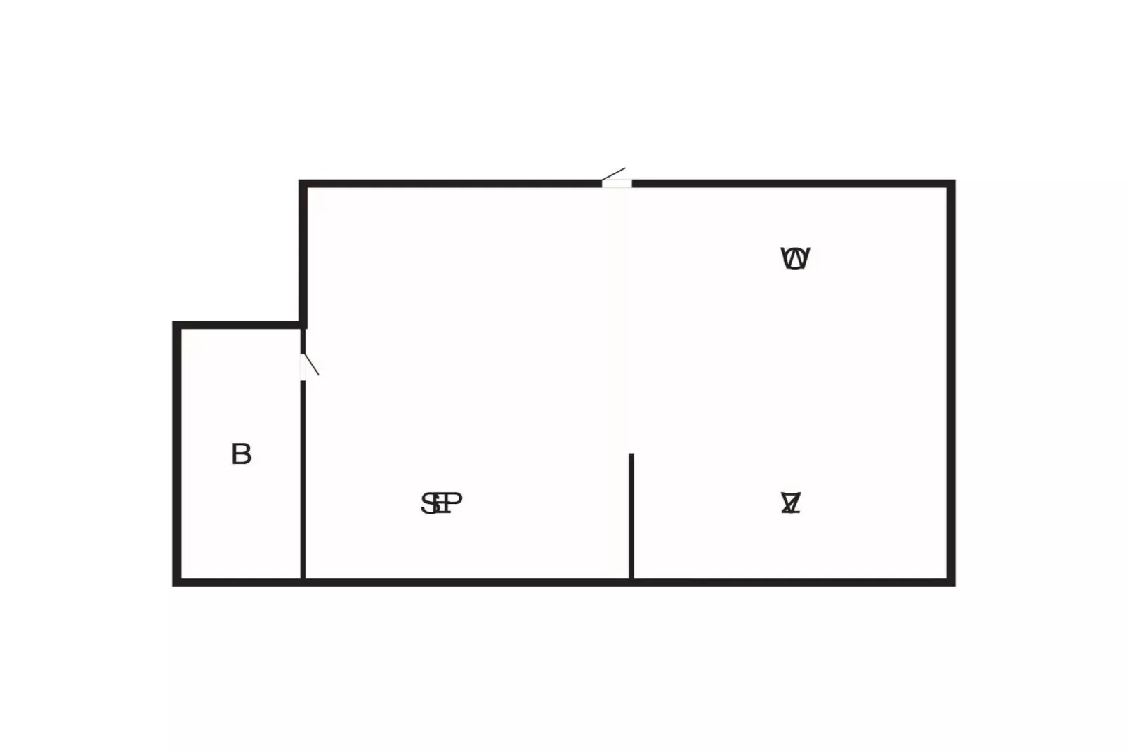 2 pers.lejl. uden køkken/terrasse-View