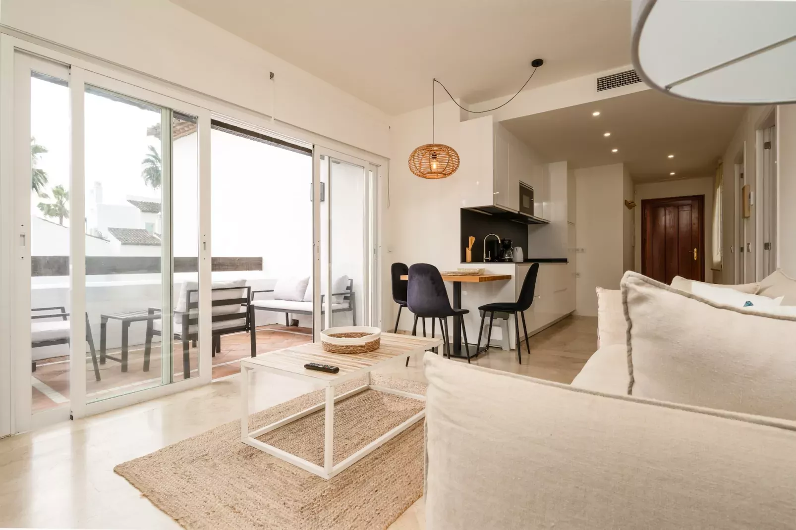 Costalita Corner apartment-Living room