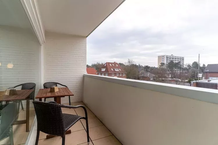 Ferienwohnung Ebbe St Peter-Ording-Terrace balcony