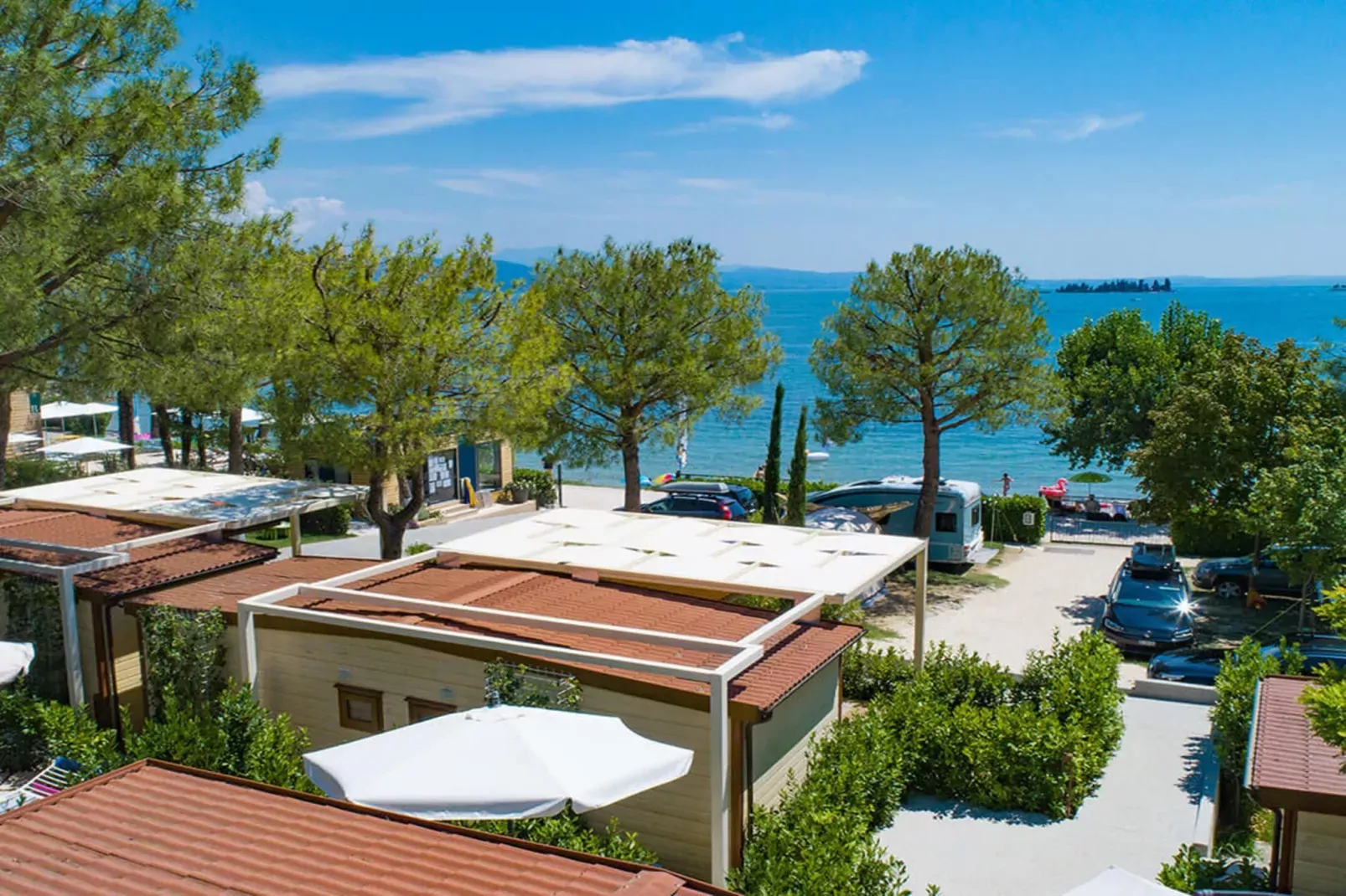 Caravan park della Colombaia, Padenghe sul Garda-CM Piazetta Fam.-Gebiete Sommer 5 km