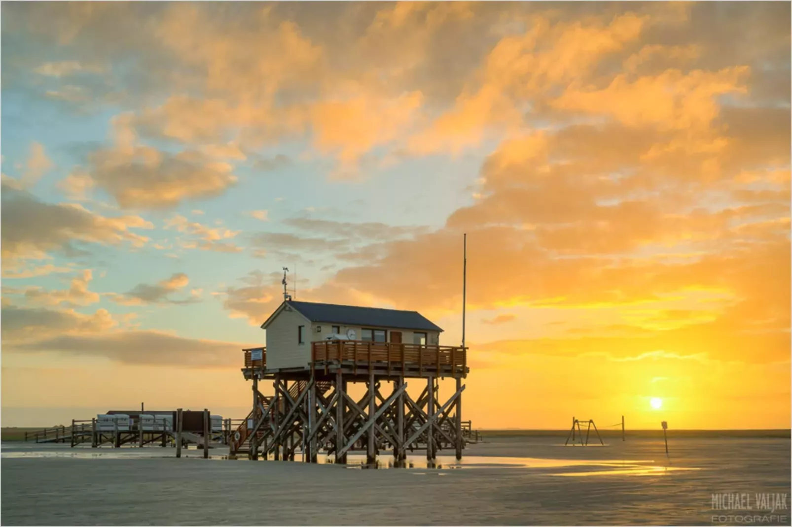 Ferienwohnung Nordseeblick in St Peter-Ording-Gebiete Sommer 5 km