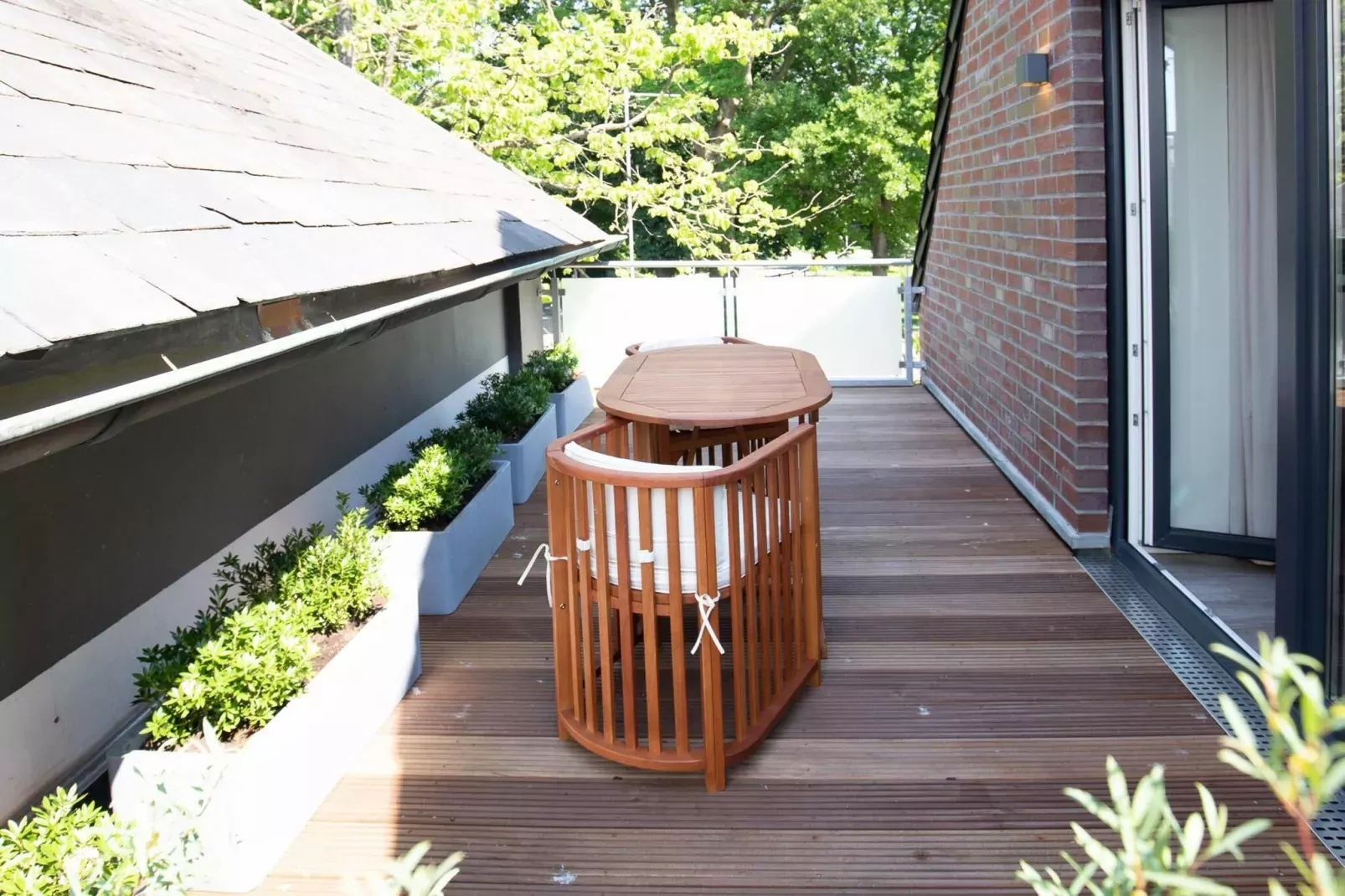 Appartement am Torhaus-Terrace balcony