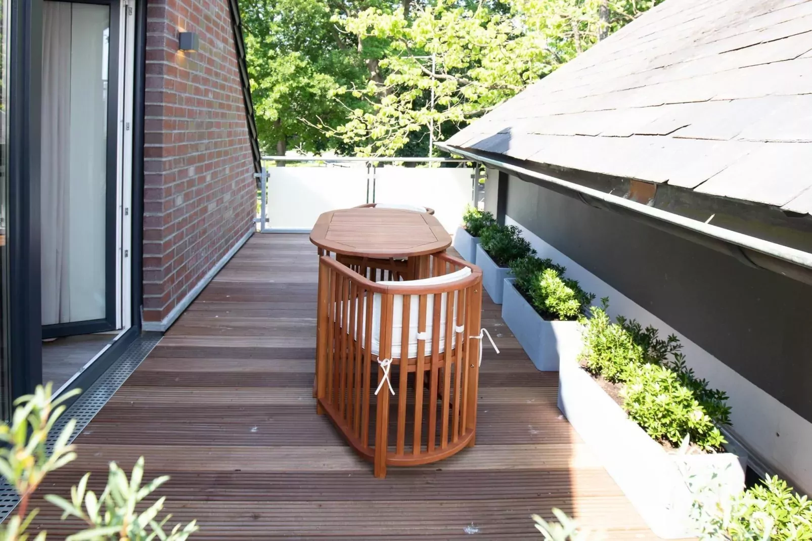 Appartement am Torhaus-Terrace balcony
