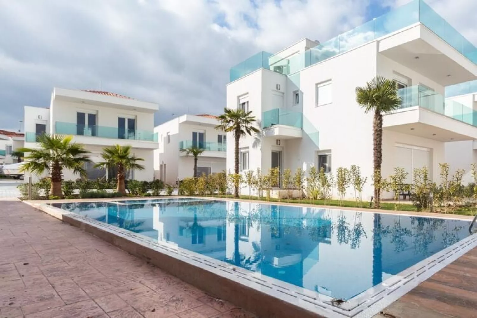 Acrotel Porto Brava Luxury Villas Ormos Panagias 4 bedroom villa 2 - 8 pax-Schwimmbad