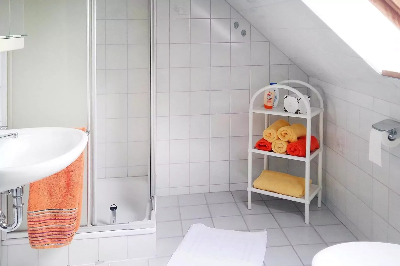Ferienwohnung De ole Krabbenfischer Tönning-Salle de bain
