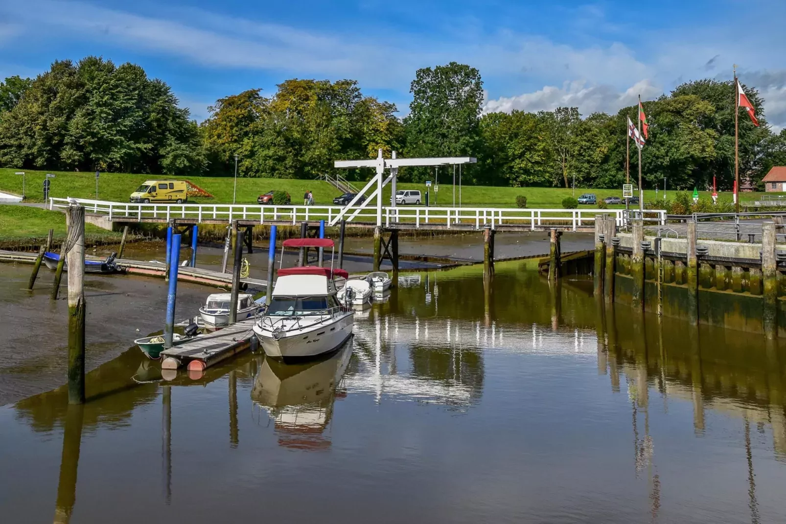 Ferienwohnung De ole Krabbenfischer Tönning-Vue sur l'eau